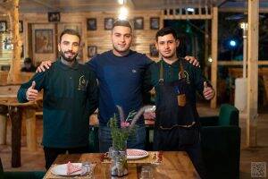 Moroccan restaurant staff